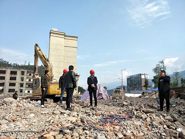 城市改建中