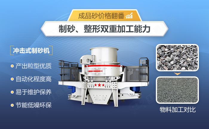 冲击式制砂机设备优势展示